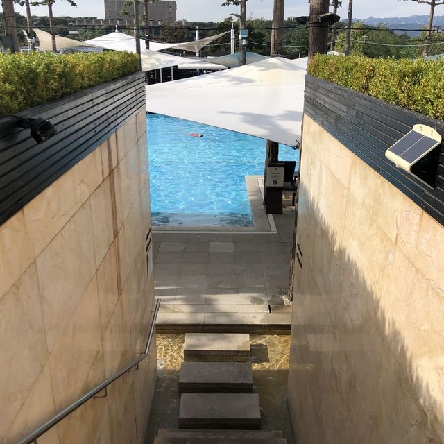 투명유리 수영장, 반얀트리 오아시스 클럽앤스파 👙🏊‍♀️