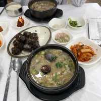 단양 특산물이 들어간 국밥 마늘순대국밥