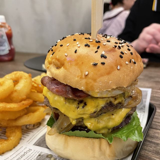 🍔高質極多汁超厚實漢堡店