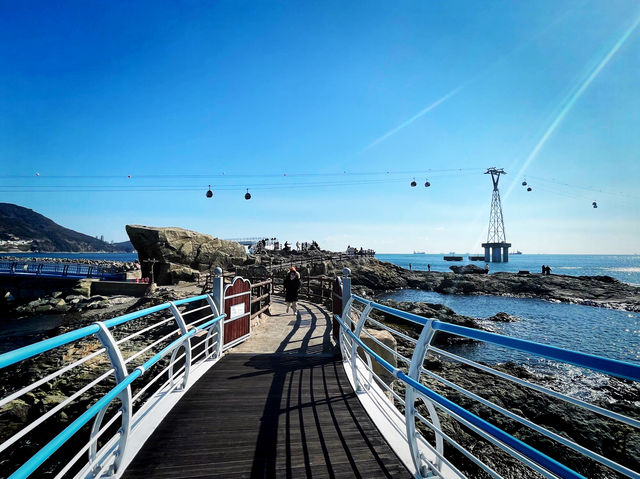 南韓釜山 又是一個海底龍宮的傳說 松島天空步道 송도구름산책로