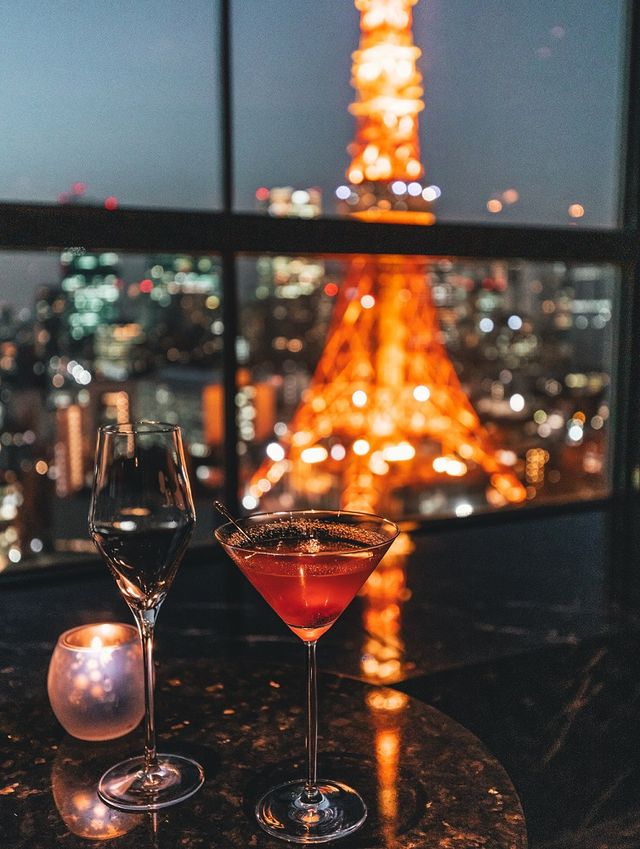 東京タワーを特等席で楽しめるバー