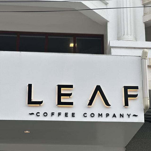LEAF Coffee company คาเฟ่นี้กาแฟไม่ควรพลาด