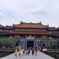 Looking within the citadel of Hue's Imperial City