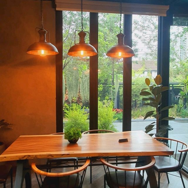 จิบกาแฟในสวนป่ากลางเมืองทองธานี