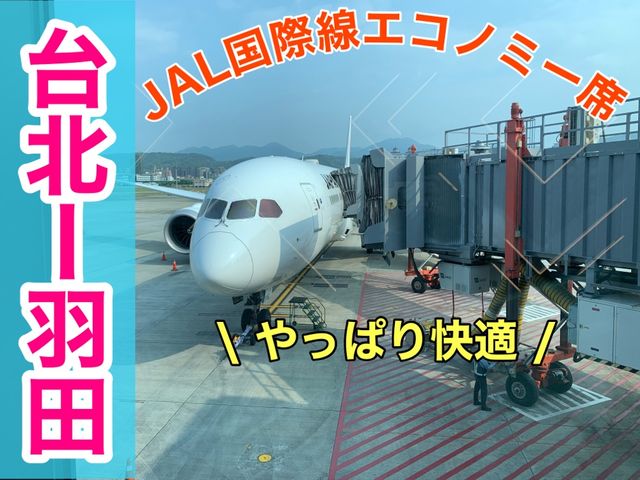 JAL JAL国際線エコノミー席でも楽々フライト！