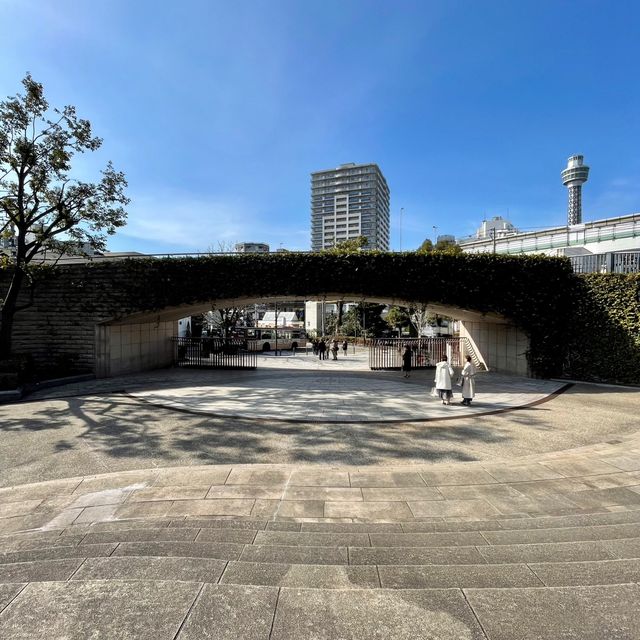 横浜開港時代の名残りも⚓️港の見える丘公園