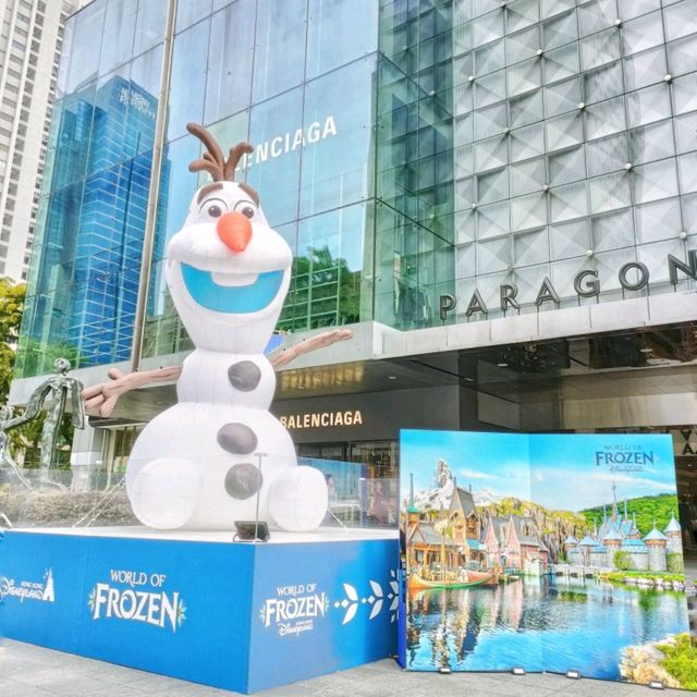 Olaf is here ... at Paragon Orchard Road 
