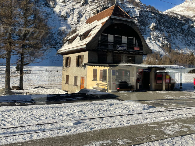 Most Beautiful Alpine View Bernina Express