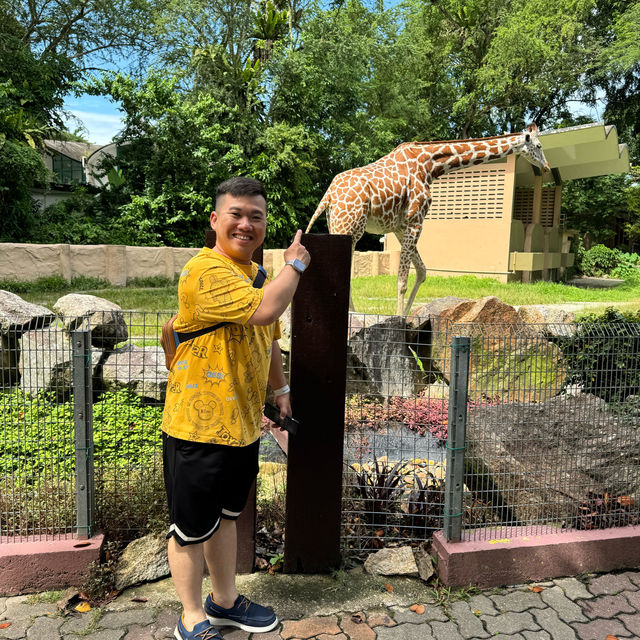 Having fun at Zoo Negara, we love Malaysia