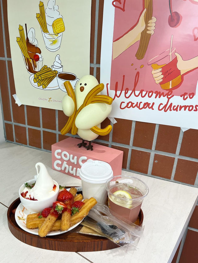 【大阪カフェ】可愛い韓国チュロスのお店💘
