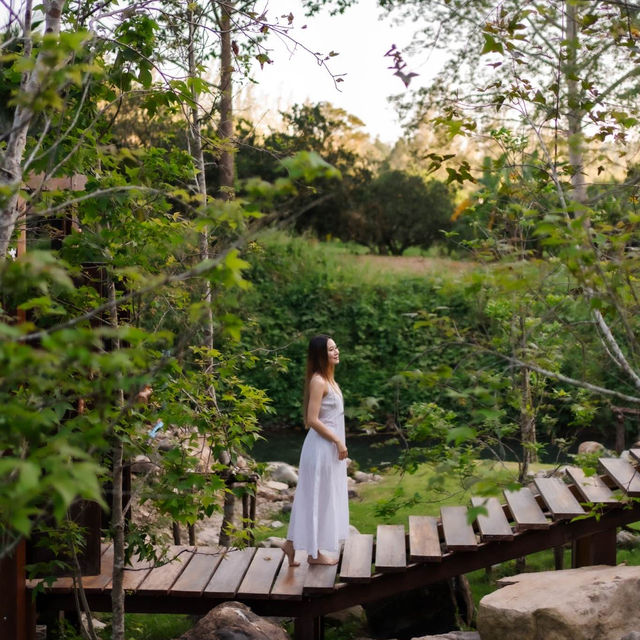 🌳ไปนอนบ้านไม้สไตล์ญี่ปุ่น ริมลำธาร อากาศดีๆ 