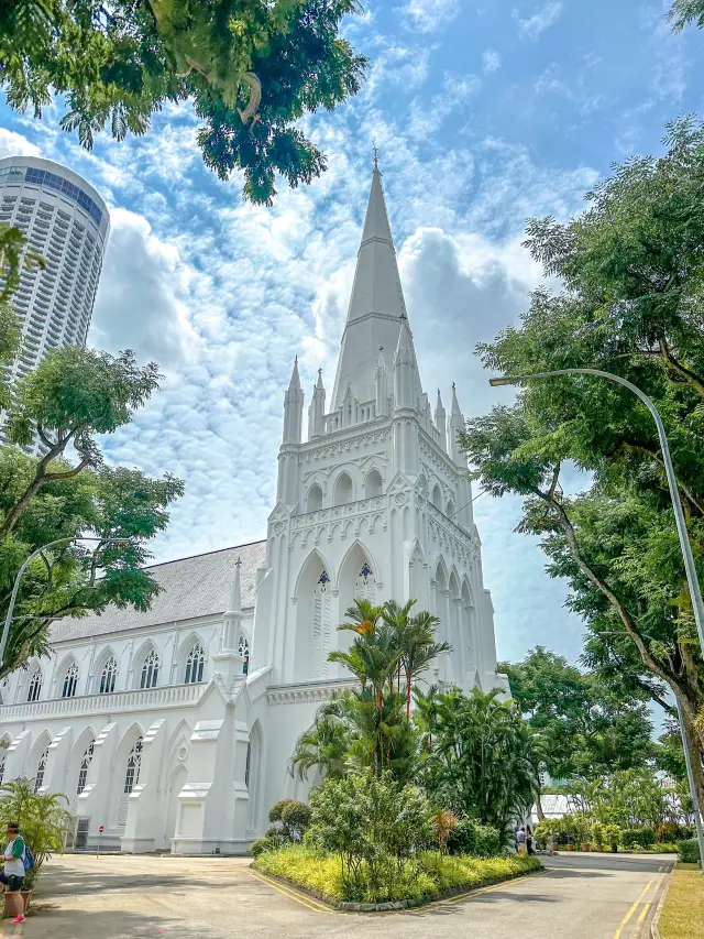 值得一去🫶 市政廳站前的白色建築，聖安德烈座堂。