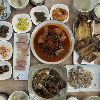 목포 푸짐한 한식 맛집 오거리식당