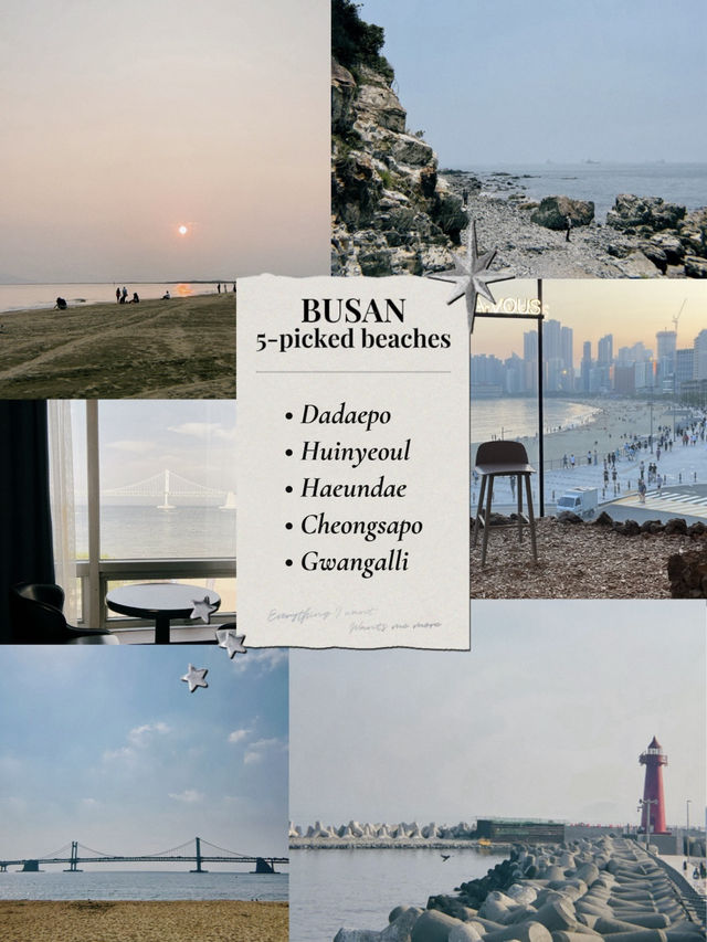 Before summer ends, 5-picked beaches in Busan🌊 Before summer ends, 5-picked beaches in Busan🌊
