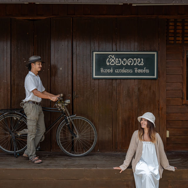 ที่พักติดแม่น้ำโขง สระน้ำไร้ขอบวิวจึ้ง ⛰️