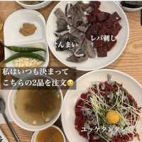 韓国/ソウル【広蔵市場】ユッケタンタンイ