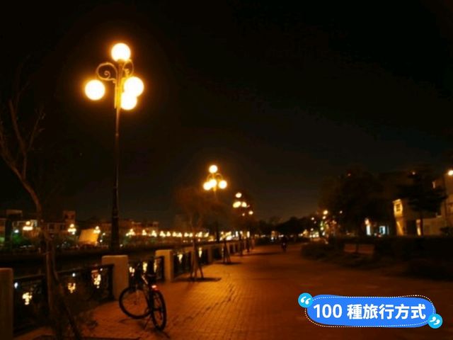 台南賞夕陽的秘境步道-安平湖濱水鳥公園