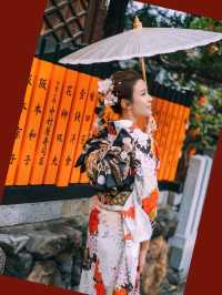 嚟到京都，入鄉隨俗試試穿和服