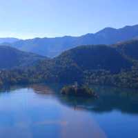 Lake bled is so beautiful in autumn 