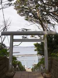 茨城｜鳥居越しに海が見える神社
