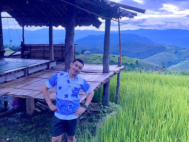 นาขั้นบันไดป่าบงเปียง เชียงใหม่🌾🌿