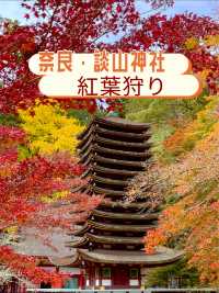 奈良観光🦌十三重塔と紅葉のコラボが素敵な談山神社⛩️