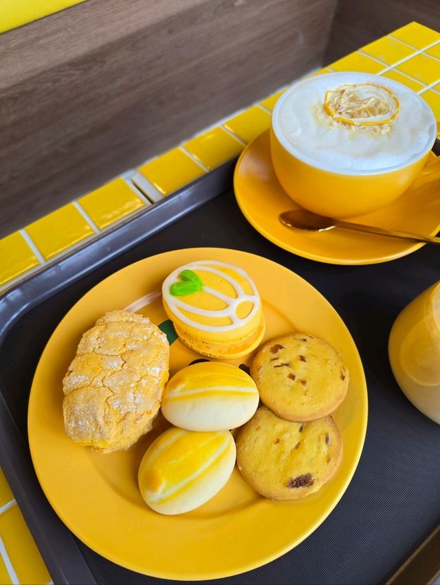노랑천국 귀여운 포토스팟 가득한 성주카페💛