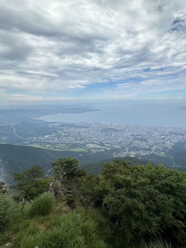 🇯🇵坐別府纜車🚡登上鶴見岳飽覽別府景色