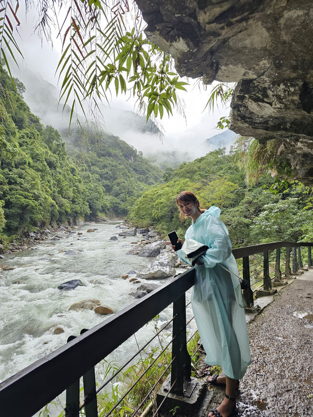Taroko Gorge on a rainy day