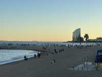 Sun, Sand, and Sea at Barceloneta Beach
