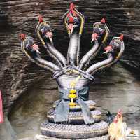 พญานาคราชองค์ดำ วัดป่าภูยอดรวย 
