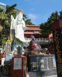 水天一色海邊天后廟