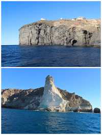 【ギリシャ】サントリーニ島をエーゲ海から臨む＊エーゲ海クルーズツアー＊