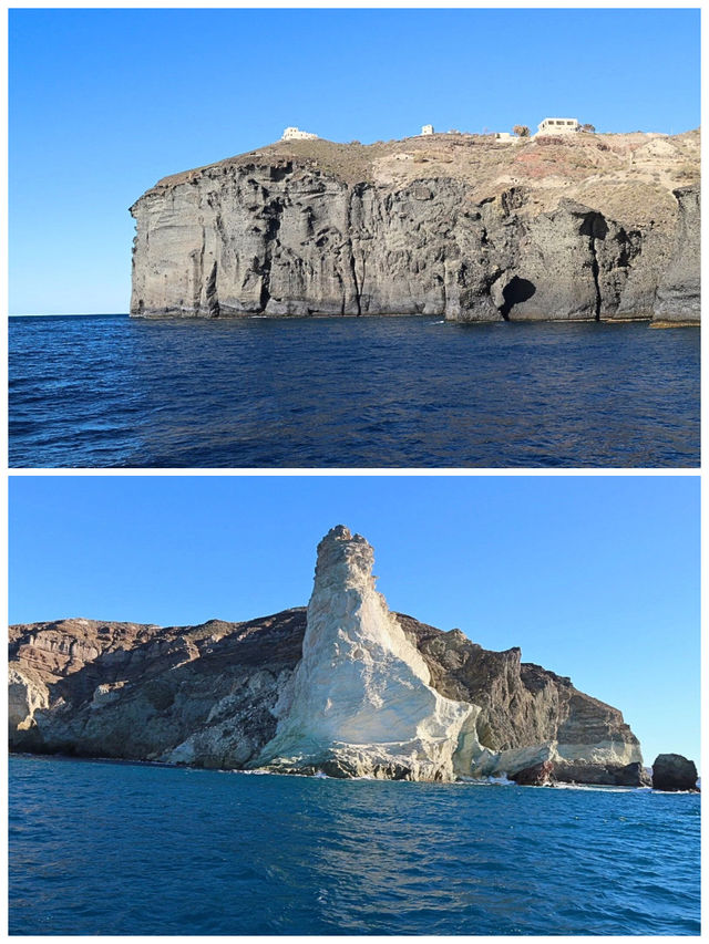 【ギリシャ】サントリーニ島をエーゲ海から臨む＊エーゲ海クルーズツアー＊