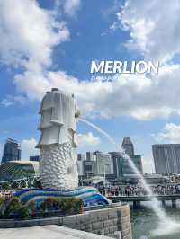 MERLION จุดแลนมาร์คแห่งหนึ่งของสิงคโปร์