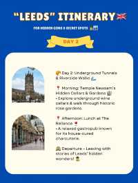 Leeds itinerary🇬🇧