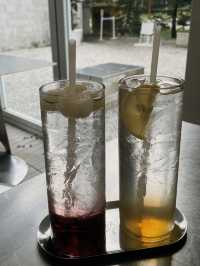 The RUD Café & Bistro— rustic and industrial-inspired interior