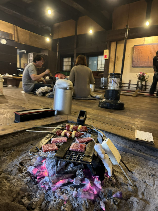 品味阿蘇百年圍爐炭烤鄉土料理——高森田樂之里