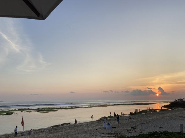 피자한판먹고 공짜로 울루와뚜 비치클럽 즐기기👙🎶