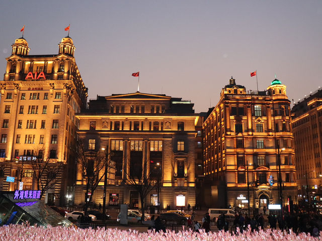 【上海】外灘の夕方から夜の移り変わり風景🌃✨