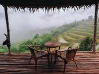 บ้านไม้หลังเล็กวิวภูเขาสีเขียว 🌿
