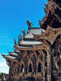 Sanctuary of Truth living wooden art 