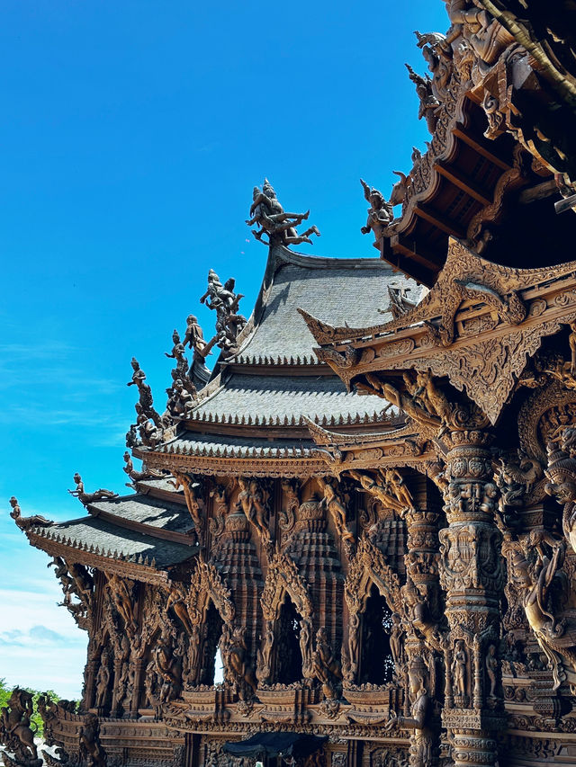 Sanctuary of Truth living wooden art 