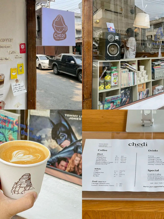 ร้านกาแฟเล็กๆลับๆ ที่ได้วิวกับเจดีย์หลวง