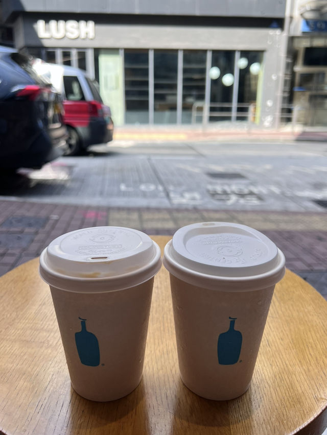 Brewing Moments in Central: Blue Bottle Vibes!