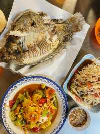 ปลาเผา ส้มตำ เซนเตอร์พ้อยท์อุดร ✨🐟