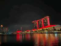 Beautiful Nightview at Marina Bay Sands 