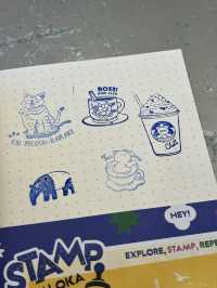free postcard stamping at Pasar Seni