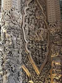 The Sanctuary of Truth in Pattaya, Thailand, is an impressive structure