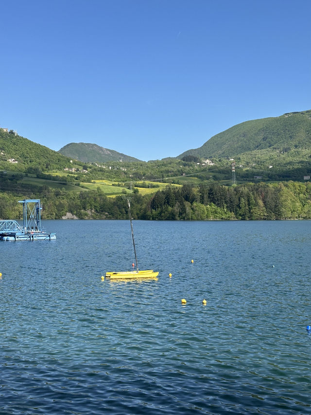 風景如畫嘅意大利Suviana Lake🇮🇹
